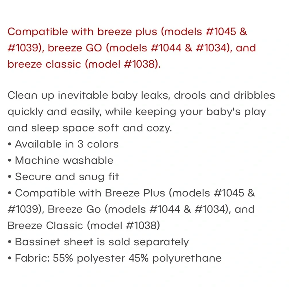 4moms Breeze Plus Waterproof Playard Sheet - Picture 4 of 6